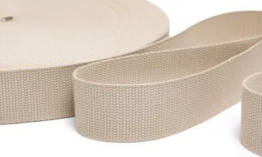 Gurtband 40 mm Baumwolle - Hellbeige