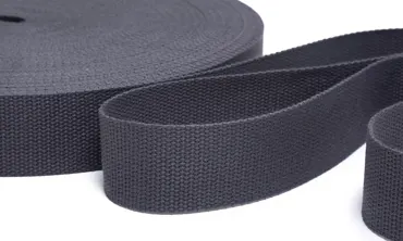 Gurtband 40 mm Baumwolle - Dunkelgrau