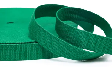 Gurtband 30 mm Baumwolle - Smaragdgrün