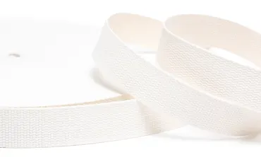 Gurtband 30 mm Baumwolle - Ecru
