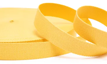 Gurtband 30 mm Baumwolle - Gelb