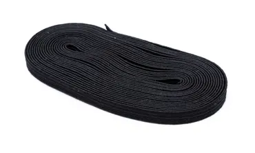 Gummiband 6 mm - Schwarz