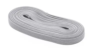 Gummiband 6 mm - Hellgrau