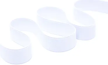 Gummiband 25 mm - Weiss