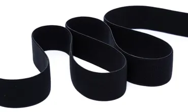 Gummiband 25 mm - Schwarz