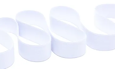 Gummiband 30 mm - Weiss
