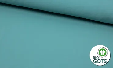 BIO French Terry Brushed - Dunsttürkis