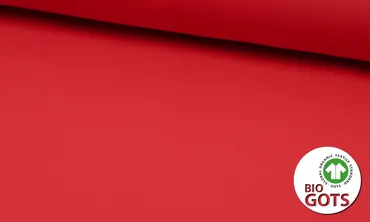 BIO French Terry Brushed - Rot