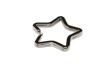 Spaltring Stern - Silber