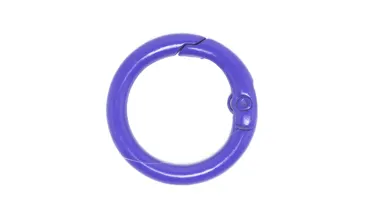 Ringkarabiner 17 mm lackiert - Lila