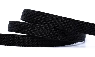 Gurtband 20 mm Polypropylen - Schwarz