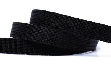 Gurtband 25 mm Polypropylen - Schwarz