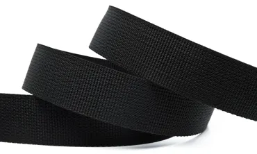 Gurtband 40 mm Polypropylen - Schwarz
