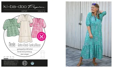 Schnittmuster ki-ba-doo Woman - Neele Boho Kleid