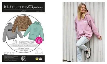 Schnittmuster ki-ba-doo Woman - Zuri Oversized Sweater