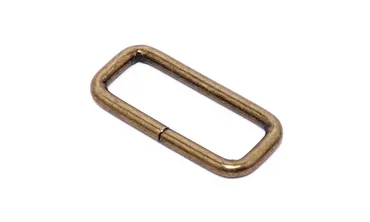 Schlaufe 40 mm stark - Altmessing