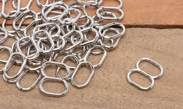 Schieber 10 mm fein - Silber