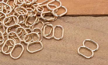 Schieber 10 mm fein - Light Gold