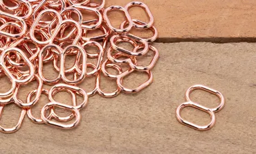 Schieber 10 mm fein - Rose Gold