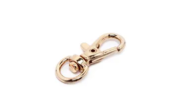 Karabiner 9 mm fein - Light Gold