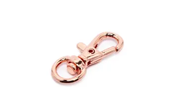 Karabiner 9 mm fein - Rose Gold