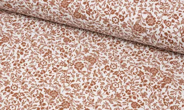 Double Gauze - Tiny Flowers Terra