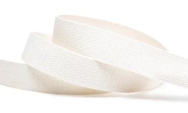 Gurtband 25 mm Baumwolle - Ecru
