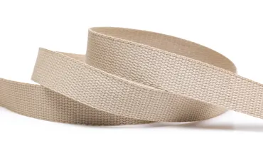 Gurtband 25 mm Baumwolle - Hellbeige