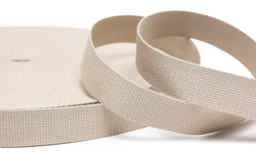 Gurtband 30 mm Baumwolle - Hellbeige