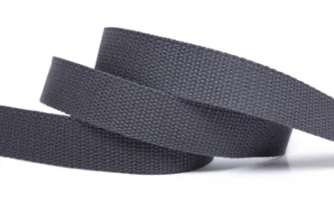 Gurtband 25 mm Baumwolle - Dunkelgrau