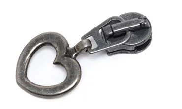 Gleiter Metallic 6 mm Altsilber - Herz