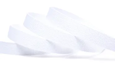 Gurtband 20 mm Baumwolle - Weiss