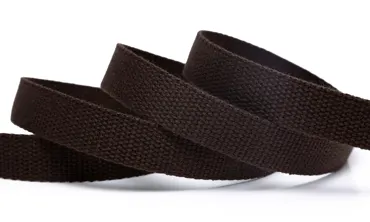 Gurtband 20 mm Baumwolle - Dunkelbraun