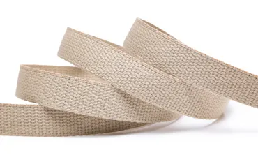 Gurtband 20 mm Baumwolle - Hellbeige