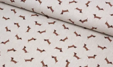 Canvas - Süsser Hund Natur