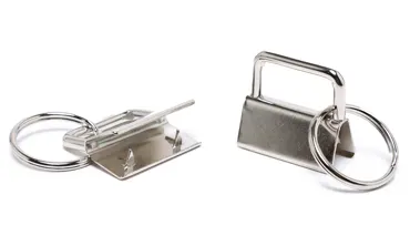 Schlüsselband Ring 25 mm - Silber