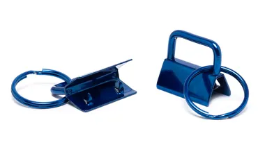 Schlüsselband Ring 25 mm - Royal metallic