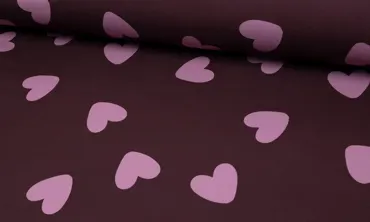 Softshell - Grosse Herzen Bordeaux