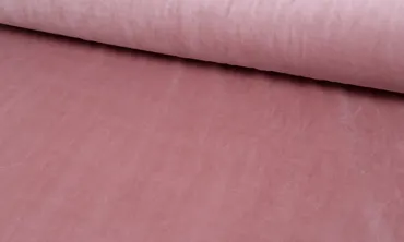 Nicky Plüsch Stoff Uni - Altrosa