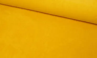 Nicky Plüsch Stoff Uni - Gelb