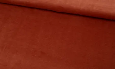 Nicky Plüsch Stoff Uni - Terra