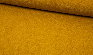 Bouclé Stoff Uni - Korngelb