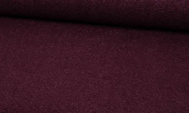 Bouclé Stoff Uni - Bordeaux