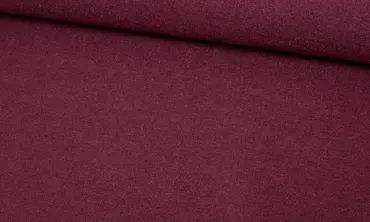 Bouclé Stoff Uni - Beere