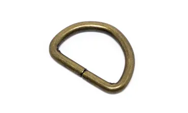 D-Ring 20 mm - Altmessing