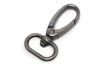 Karabiner 20 mm - Altsilber