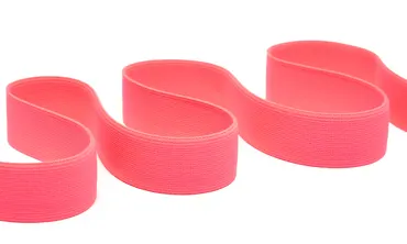 Gummiband 25 mm - Neon Pink