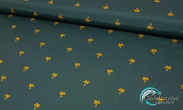 Badeanzugstoff nicht elastisch - Tiny Palms Piniengrün