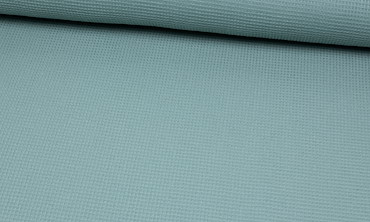 Waffelpiqué kleine Karos - Dunstmint