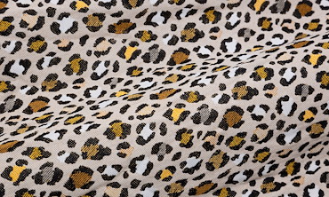Jacquard - Leopard Yellow